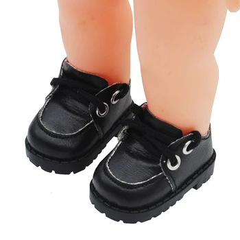  20 см плюшени кукла PU обувки са подходящи за 14.5-инчов кукла мода мини кукла обувки подарък за деца 5.5 * 2.8 см
