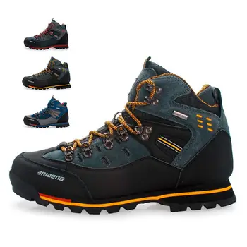 Външни туристически обувки Мъже Есен Зима Алпинизъм Катерене Трекинг Ботуши Най-високо качество Външна мода Спорт Случайни Снежна обувка