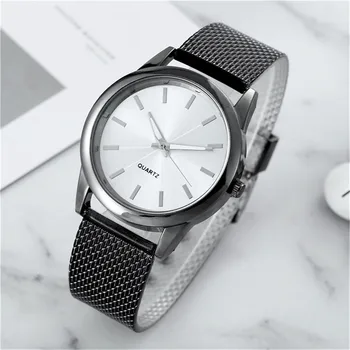 Дамски розово злато аналогов ръчен часовник мода луксозен кварцов часовник жени ретро женски прост кожен колан часовник Montre Femme 2024