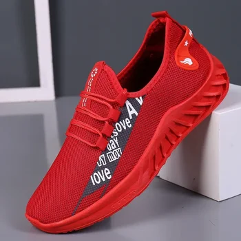 Модни мъжки обувки Нови мъжки ежедневни обувки 2024 Breath Comfort Неплъзгаща се обувка против хлъзгане Zapatos Para Hombres Мъжки маратонки
