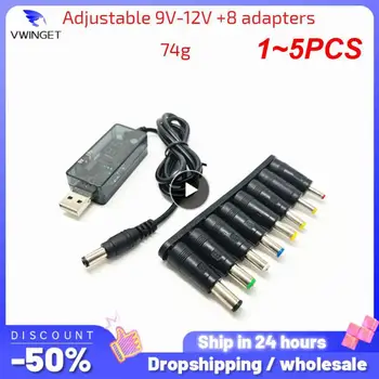  1 ~ 5PCS 0.8m USB 2.0 тип A мъжки към DC конектор за захранване за малки електронни устройства USB удължителен кабел 5.5 * 2.1mm 5.5 * 2.5mm