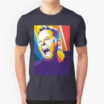 James T Shirt 100% памучна тениска James Music Wpap Colorful Celebrity