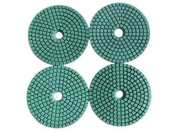 4 инчов мокър полиране подложка остър шлайфане гъвкави 100 мм диамант полиране подложки за гранит мрамор камък шлифовъчен диск