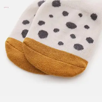 51BA Неплъзгащи се чорапи за малки деца за бебета Бебета Деца Силни хватки Единствена сладка животинска форма