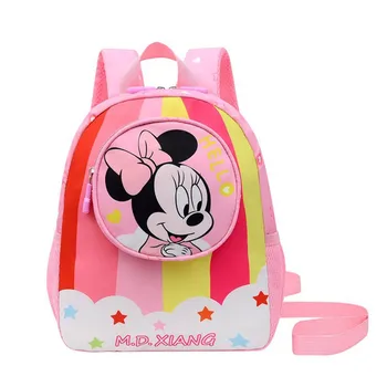 Disney Мики Маус детска училищна чанта студент момиче сладък раница бебе чанта момчета училище чанта