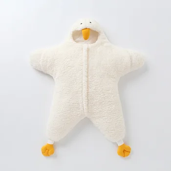 Penguin бебе спални чували руно новородено бебе обвивка одеяла фотография аксесоари плик за новородено бебе Sleepsack 0-6M