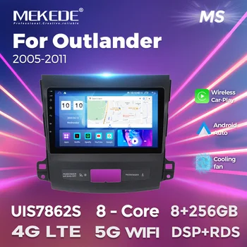 MEKEDE M800S UIS7862S Автомобилно радио за Mitsubishi Outlander 2005-2011 Мултимедиен плейър GPS навигация за Carplay Android Auto DSP