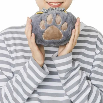 Cat Paw Тоалетни принадлежности Чанти Модни плюшени пътни чанти Сладък шнур Преносим голям капацитет Creative Casual за уикенд ваканция