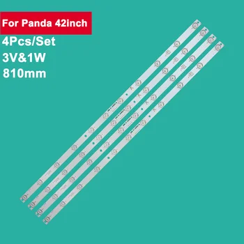  4Pcs / комплект 810mm Led подсветка лента за Panda 42inch TV ремонт 0D416D11-ZC14F-02 LE42F15 L42F15S1 L42F15S2