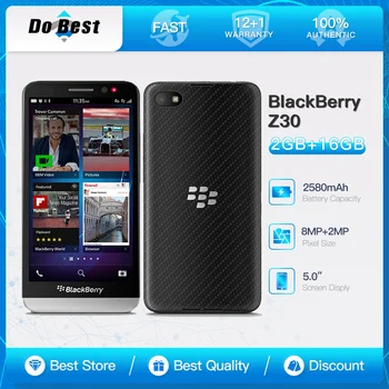 Оригинален BlackBerry Z30 мобилен телефон WiFi 5.0