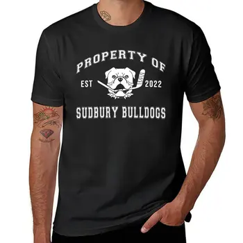New Shoresy - Собственост на Съдбъри Булдогс тениска смешно тениски пот риза тениска за момче мъжки тениски
