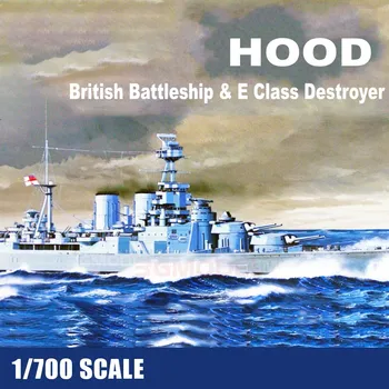 Tamiya 31806 монтаж модел кораб 1/700 HOOD британски боен кораб + E клас разрушител мащаб лодки за модел хоби колекция DIY