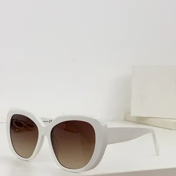 Нов 2023 Луксозни модни обективи Слънчеви очила Марка кутия дизайн очила рамка Дамски висококачествен отдих на открито Oculos De Sol