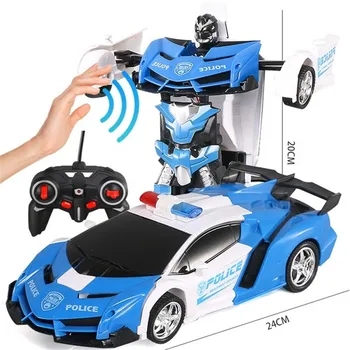 трансформация робот кола 1:18 деформация RC кола играчка индукция доведе жест наблюдение дистанционно управление кола модели RC борба играчка подарък