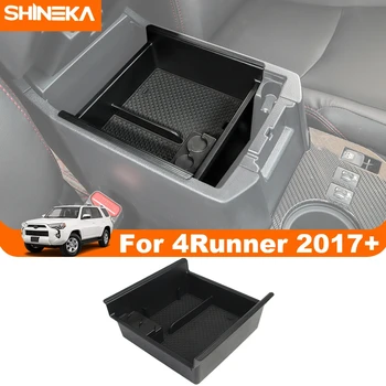 SHINEKA Подреждане Подреждане на подлакътника Кутия за съхранение на автомобили Организатор Тава за 4Runner 2017 2018 2019 2020 2021 2022 Нагоре Интериорни аксесоари