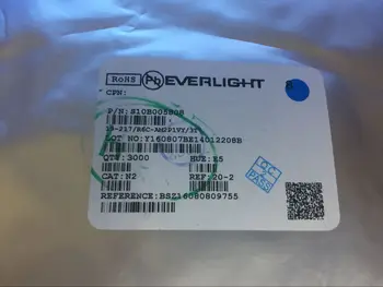 2000pcs / партида Тайван оригинален Everlight 1210 / 3528 серия червено зелено синьо жълто бяло оранжево SMD LED безплатна доставка