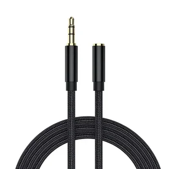 3.5mm аудио удължителен кабел мъжки към женски 3.5mm жак aux кабел за iPhone Xiaomi PC MUSIC за слушалки високоговорител удължител кабел