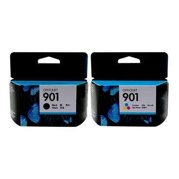901 Печатаща глава с касета с мастило за HP 4500 4500 DESK10P J4660 J4580 Officejet Оригинален комплект принтер черен трицветен