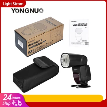 YONGNUO YN650EX-RF Светкавица за камера с кръгла глава TTL Високоскоростна синхронизация Външна светкавица за гореща обувка за Canon SLR 7D 60D 600D