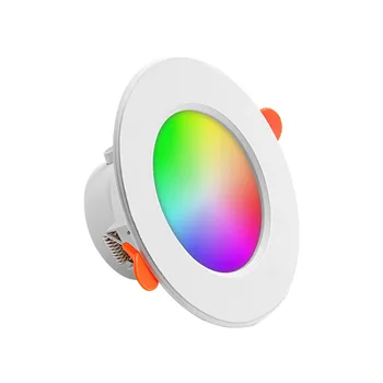 Tuya Димиране Downlight енергоспестяващи LED цветни спот светлина Bluetooth-съвместим мобилен телефон контрол за Alexa Google Home