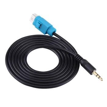 AUX адаптер кабел аудио AUX входен кабел Fullspeed към мини жак адаптер за алпийски CDA CDE IVA съвместим с IDA-X001
