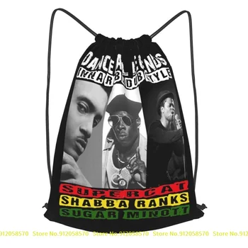 Reggae Shabba Ranks Rasta Ямайка Supercat шнур раница Hot Art печат персонализирани открит бягане спортна чанта