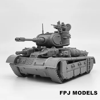 28mm мащаб тежка битка резервоар смола модел комплект миниатюра настолна война игри небоядисани войник фигури DIY събрание модел играчки