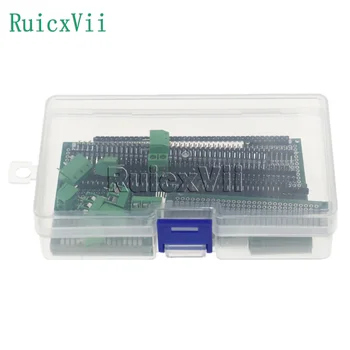 40pcs 5x7 4x6 3x7 2x8 двустранен прототип PCB печатна платка за Arduino запояваща дъска KF301-2P / 3P терминал комплект кутия