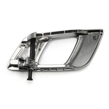 3X Вътрешна дръжка за интериорна врата на ляв автомобил за Ford Ranger 2012-2021 Еверест 2015-2021 Mazda BT50 2012-2019 Сребристо сив