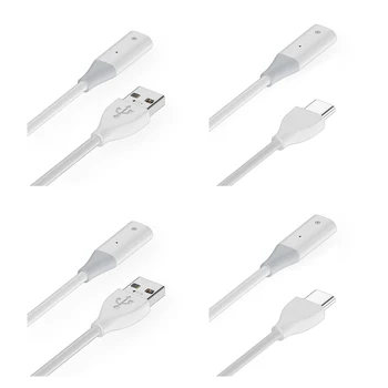 Stylus зарядна линия USB A / Type-C специална линия за зареждане Мъжко към женско разширение с индикаторна светлина за Apple молив адаптер