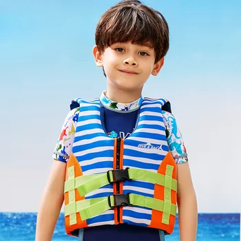 Детска неопренова плавателна жилетка Професионална спасителна жилетка за плуване Лека дрифт сърфинг плаваща за деца безопасност спасителна жилетка