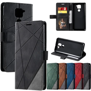 Моден кожен калъф за флип телефони за Oppo A9 A5 (2020) A5s (AX5s) A7 AX7 Oppo A9 (2020) Coque Wallet Card Slot Stand Case Cover