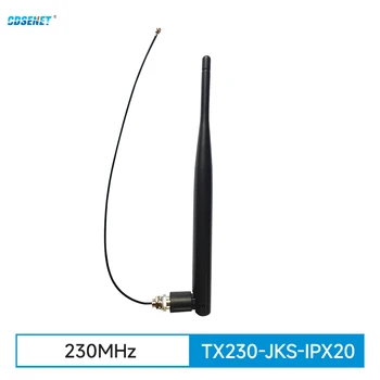 2PCS огъваща се антена с гумен прът CDSENT IPEX-1 230/470/868/915MHz 3dBi широка честотна лента малка VSWR 90°Сгъваема антена