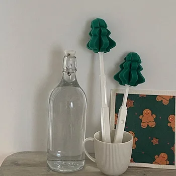 Коледно дърво чаша гъба четка чаши почистване минималистичен подарък
