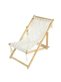 Ръчно тъкан марокански национален вятър сгъваем стол за отдих Ултра удобният на дивана