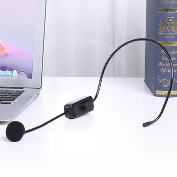 UHF безжична микрофонна микрофонна система с приемник за гласов усилвател Компютърна игра Аксесоари за преподаване на игри