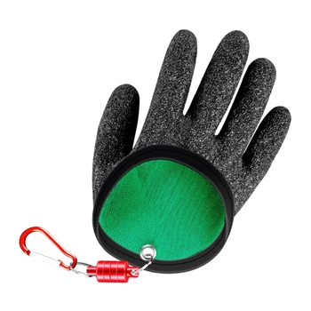 Риболовни принадлежности Рибарска професия Лява дясна ръка Риболовни ръкавици с магнитно освобождаване Риболовна ръкавица за улов Защита на ръката 24BD