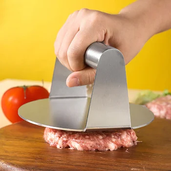 Meat Press Кухня Gadget Пати Maker Мухъл готвене Инструменти за печене Начало Пай от неръждаема стомана Burger Making