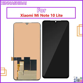 За Xiaomi Mi Note 10 Lite LCD екран сензорен дигитайзер събрание 6.47