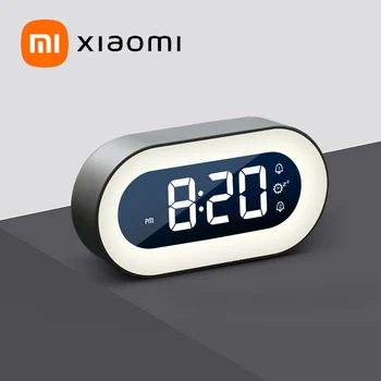 Xiaomi Музика Цифров будилник Гласов контрол Нощна светлина Дизайн Настолни часовници Начало Декорация на маса Вградена 1500mAh батерия