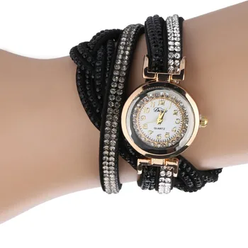 Жените луксозни кристални жени златна гривна кварцов ръчен часовник Rhinestone часовници часы женские 2024 тренд Relogio Feminino RelóGio