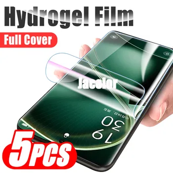 5PCS филм за безопасност за OPPO Find X6 Pro X5 X3 екран гел протектор хидрогел филм OPO FindX6 X6Pro X5Pro X3Pro Hidrogel не стъкло