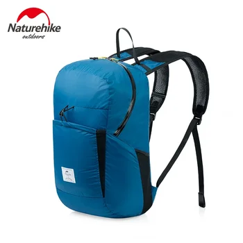 Naturehike 22L сгъваема раница ултра-лека водоустойчива къмпинг чанта Мъже жени кожата пакет открит алпинизъм пътни чанти