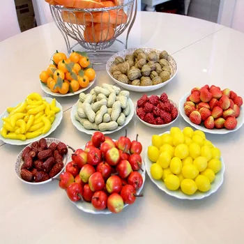 20pcs изкуствени плодови зеленчуци мини симулация малка пяна пластмаса фалшива изкуствена за къща парти кухня сватбена декорация