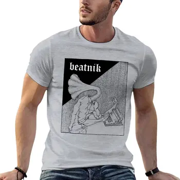 Тениската на Beatnik винтидж дрехи момчета риза с животински принт ризи графични тениски тениски за мъже памук
