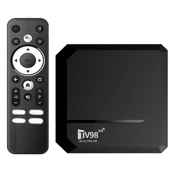 Smart TV Box 2.4/5G Dual-WIFI 3D видео мултимедиен плейър Домашно кино TV Set-Top Box EU Plug Durable