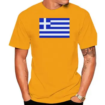 Гърция Гръцко знаме Възрастни Мъжка тениска 12 цвята размер S - 3Xl Реколта тениска