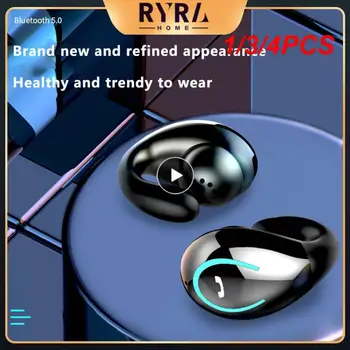 1/3/4PCS мини слушалки стерео в ухото мини спортна тренировка слушалки невидими геймърски слушалки безжични слушалки с