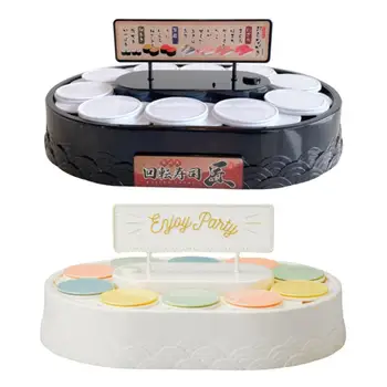 2023 Нова ротационна суши машина Автоматична въртяща се десертна капкейк дисплейна маса люлка тава Сватбено парти за рожден ден играчки