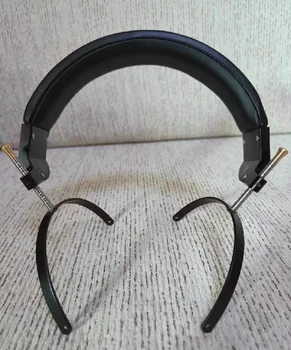 100MM ZMF & Sony R10 стил чаши за уши метална спирачка лента за глава 360 градуса въртящи се DIY слушалки естествена овча кожа Top лента